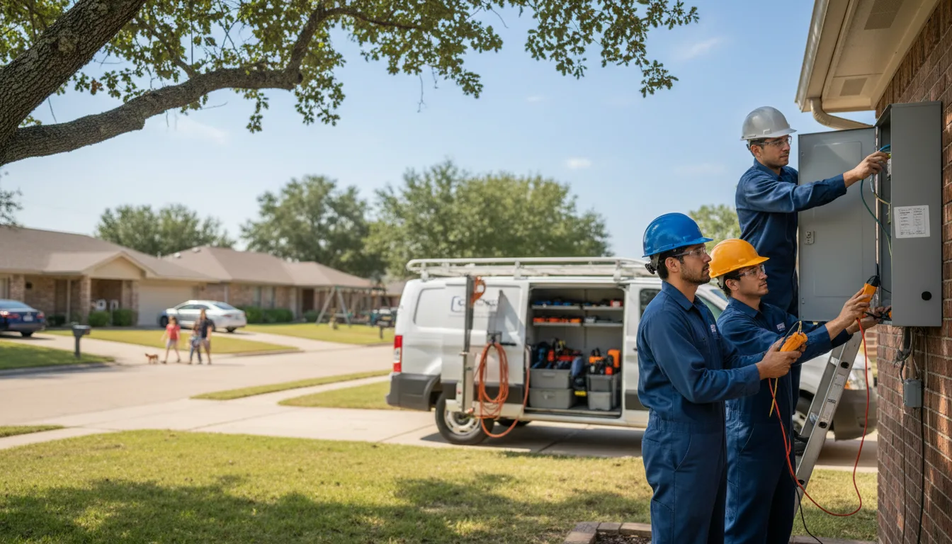 Certified electrician providing emergency electrical services in La Joya, NM